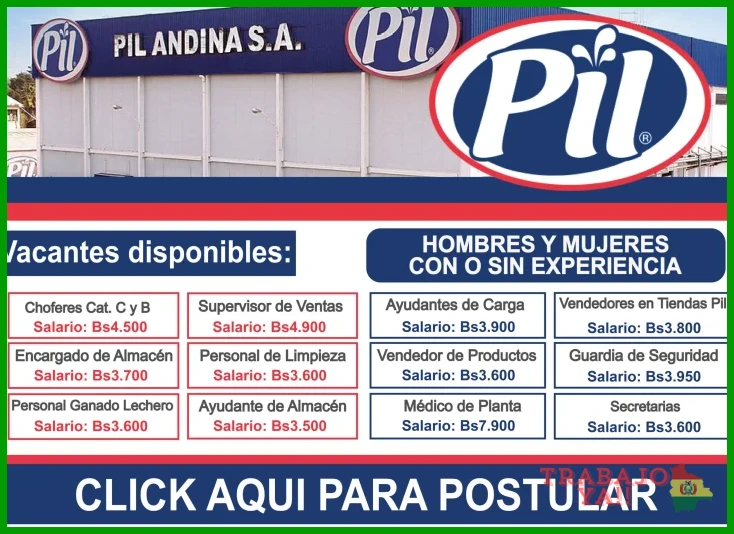 Beneficios de trabajar en Pil Andina