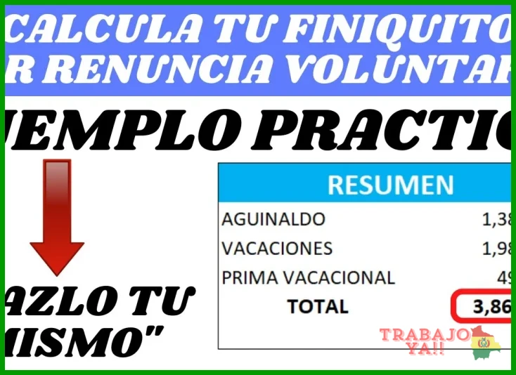 Diferencia en el cálculo del finiquito por renuncia voluntaria vs despido