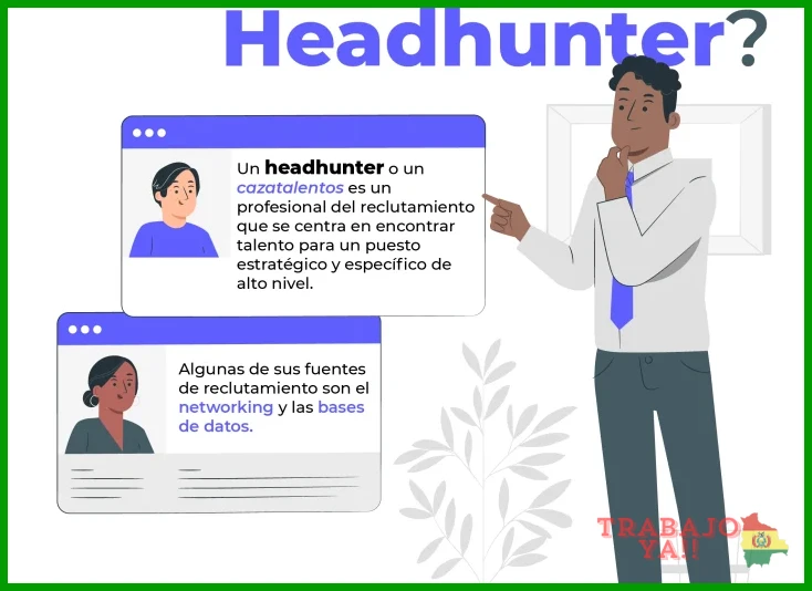 Diferencia entre headhunter, reclutador interno y agencia de empleo
