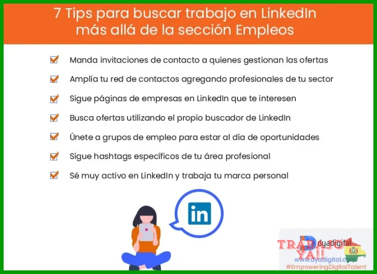 ¿Recomendaciones para buscar empleo en LinkedIn?
